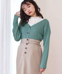 one after another NICE CLAUP | シンプルリブカーディガン(カーディガン/ボレロ)