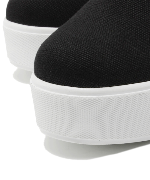 WEGO（ウィゴー）の「WEGO/厚底ヒールスリッポン（スニーカー・レディース・ホワイト/ブラック/その他1・23.5/24.5）」の8枚目の写真