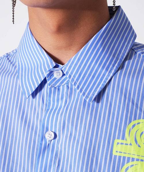 A'gem 9（エージェムナイン）の「落書きプリントシャツ（シャツ