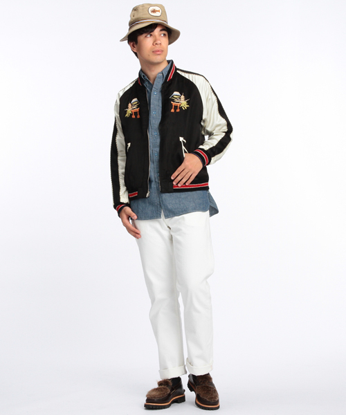 orSlow(オアスロウ)の「orslow×fennica / <Men's>White Dungarees(デニムパンツ・メンズ・ホワイト・29inch/36inch/30inch/32inch/34inch/31inch)」の13枚目の写真