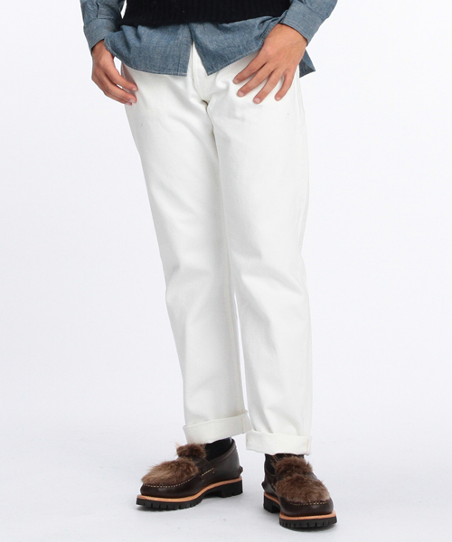 orSlow(オアスロウ)の「orslow×fennica / <Men's>White Dungarees(デニムパンツ・メンズ・ホワイト・29inch/36inch/30inch/32inch/34inch/31inch)」の19枚目の写真