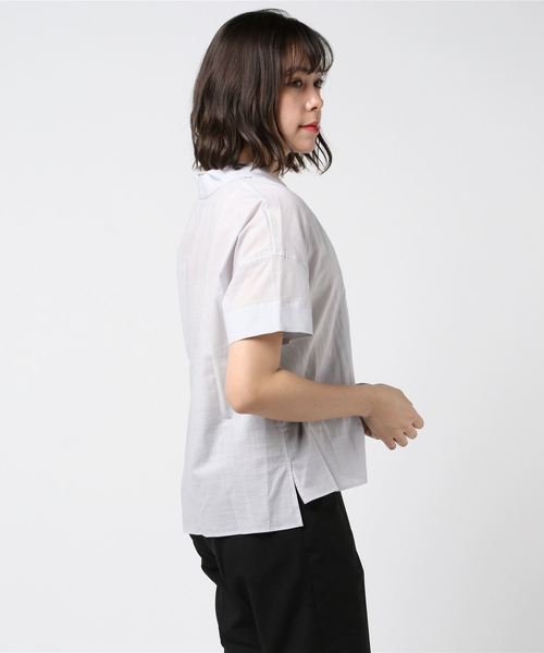 STUDIOUS  カラーシャツ STUDIOUS（ステュディオス）の「【STUDIOUS】ジョーゼット
