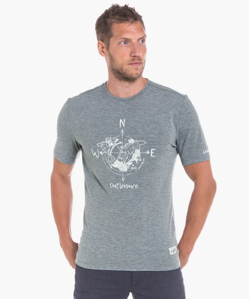 Schoffel(ショッフェル)の「Schoffel/ショッフェル メンズ インポートTシャツ(Tシャツ/カットソー・メンズ・ライトグレー/カーキ/イエロー/ブルー系その他・M/S/L)」の2枚目の写真
