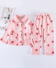 ルームウェア/パジャマ（ピンク/桃色系・ストライプ柄）ファッション