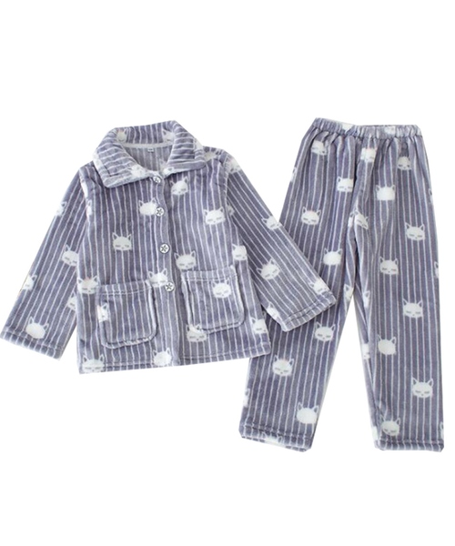 DAY CLOSET（デイ クローゼット）の「キッズ もこもこボア総柄オーバーサイズルームウェア セットアップ 冬（ルームウェア/パジャマ・キッズ・A/B/C/D/E/F/G/H/I/N/Q/M/K/O/P/J/ブルー系その他/ピンク系その他2/ピンク系その他・110cm/120cm/130cm/140cm/160cm/150cm）」の20枚目の写真