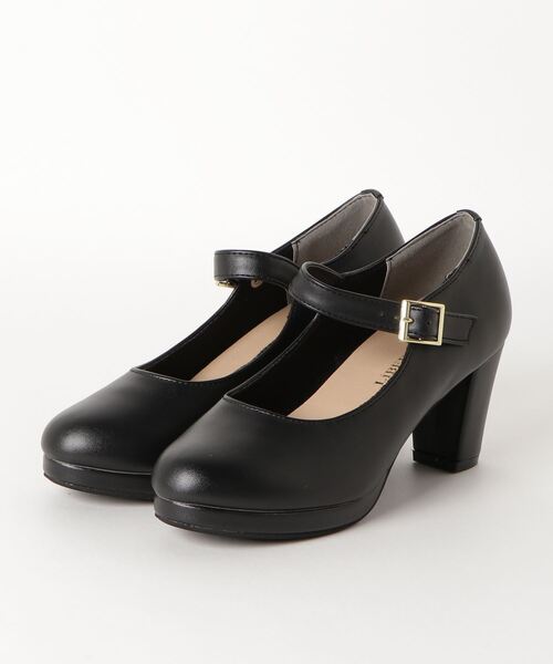 Liberty doll チャンキーヒールストラップパンプス(1110)