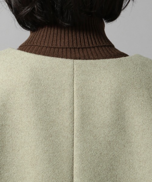 LOWRYS FARM（ローリーズファーム）の「ＴＲノーカラージャケット　862684（ノーカラージャケット・レディース・アイボリー/グリーン/モカ・FREE）」の14枚目の写真