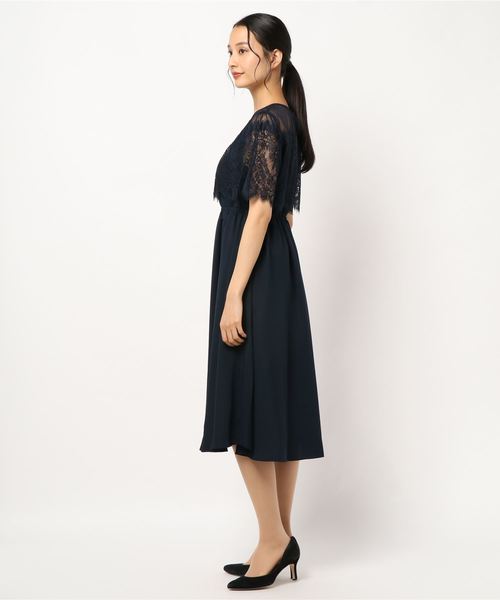 ワンピースドレス ドレス ドレス Kana カナ のファッション ワンピースドレス Kn を購入できます Kana セミロング セミロング レース切り替え 期間限定特価