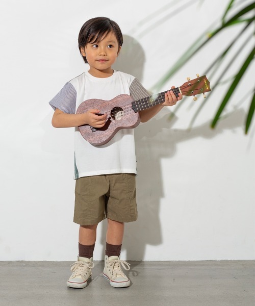 MAKE YOUR DAY（メイクユアデイ）の「【リンクコーデ】スーパーストレッチラウンドパンツ■80～140cm（その他パンツ・キッズ・カーキ/ブラウン/ブラック・120/130/100/80/110/90/140）」の4枚目の写真