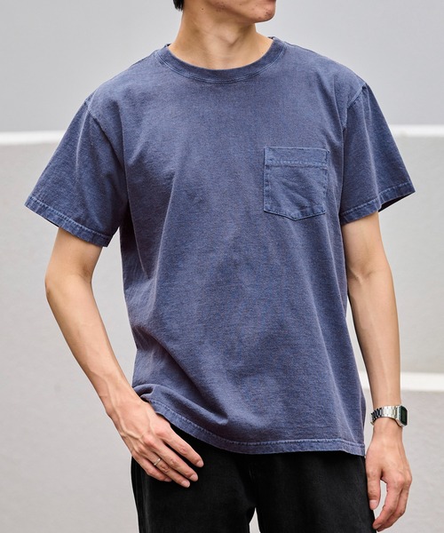GOOD ON S/S CREW NECK POCKET T-SHIRTS A (グッドオン クルーネック ポケットTシャツ)（Tシャツ/カットソー）｜Good On（グッドオン）