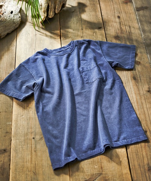 Good On(グッドオン)の「GOOD ON S/S CREW NECK POCKET T-SHIRTS A (グッドオン クルーネック ポケットTシャツ)(Tシャツ/カットソー・メンズ・ホワイト/ネイビー/ブラック/ヘザーチャコール・S/M/L/XL)」の8枚目の写真
