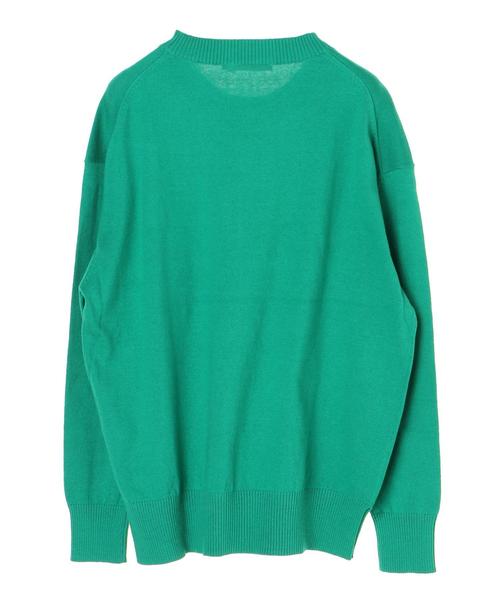 AMERICAN HOLIC（アメリカンホリック）の「クルーネックゆるニットプルオーバー＊（ニット/セーター・レディース・オフホワイト/ブラック/イエロー/ホワイト系その他4/杢グレー/ネイビー/グリーン/ピンク/その他7・M/L）」の19枚目の写真