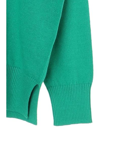 AMERICAN HOLIC（アメリカンホリック）の「クルーネックゆるニットプルオーバー＊（ニット/セーター・レディース・オフホワイト/ブラック/イエロー/ホワイト系その他4/杢グレー/ネイビー/グリーン/ピンク/その他7・M/L）」の17枚目の写真