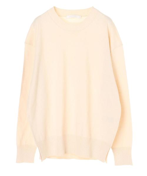 AMERICAN HOLIC（アメリカンホリック）の「クルーネックゆるニットプルオーバー＊（ニット/セーター・レディース・オフホワイト/ブラック/イエロー/ホワイト系その他4/杢グレー/ネイビー/グリーン/ピンク/その他7・M/L）」の15枚目の写真