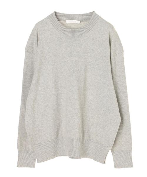 AMERICAN HOLIC（アメリカンホリック）の「クルーネックゆるニットプルオーバー＊（ニット/セーター・レディース・オフホワイト/ブラック/イエロー/ホワイト系その他4/杢グレー/ネイビー/グリーン/ピンク/その他7・M/L）」の14枚目の写真