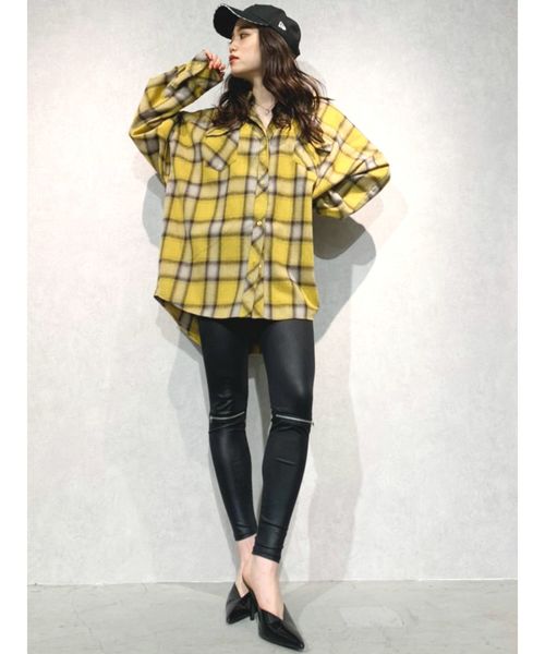 GYDA（ジェイダ）の「KNEE ZIP レギンス（その他パンツ・レディース・ブラック・SMALL）」の5枚目の写真