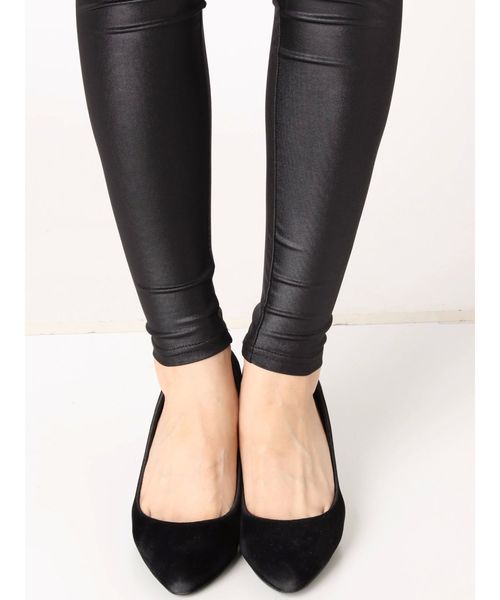 GYDA（ジェイダ）の「KNEE ZIP レギンス（その他パンツ・レディース・ブラック・SMALL）」の2枚目の写真