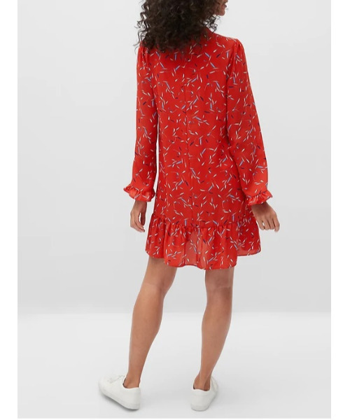 セール Banana Republic Factory Store ラッフルヘムスイングシフトドレス ワンピース Banana Republic Factory Store バナナリパブリック ファクトリーストア のファッション通販 Zozotown