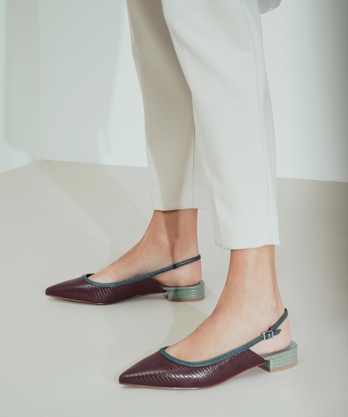 CHARLES & KEITH(チャールズ & キース)の「バレリーナ スリングバッグフラット / Ballerina Slingback Flats(バレエシューズ・レディース・オフホワイト/アニマル・22.5cm/23cm/23.5cm/24.5cm/25cm/25.5cm)」の10枚目の写真