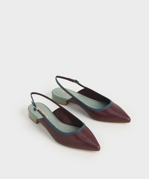 CHARLES & KEITH(チャールズ & キース)の「バレリーナ スリングバッグフラット / Ballerina Slingback Flats(バレエシューズ・レディース・オフホワイト/アニマル・22.5cm/23cm/23.5cm/24.5cm/25cm/25.5cm)」の11枚目の写真