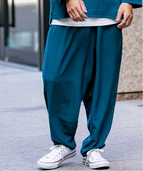 Beno（ビーノ）の「ソフト ジョーゼット / リラクシング ラウンジ イージー パンツ（その他パンツ・メンズ・ブラック/ライトグレー/ダークグリーン/ネイビー/ブルー・L/M）」の5枚目の写真