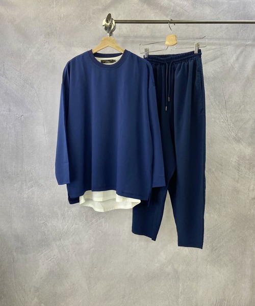 Beno（ビーノ）の「ソフト ジョーゼット / リラクシング ラウンジ イージー パンツ（その他パンツ・メンズ・ブラック/ライトグレー/ダークグリーン/ネイビー/ブルー・L/M）」の18枚目の写真