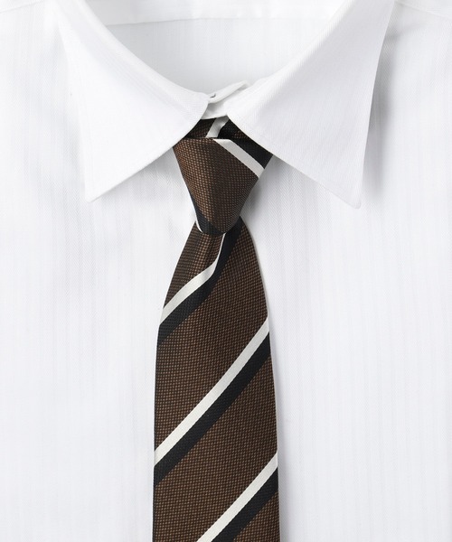 TETE HOMME(テットオム)の「メランジシルクタイ(ネクタイ・メンズ・グレー/チャコールグレー/ブラウン/ベージュ系その他/グリーン/グリーン系その他/ネイビー/ブルー系その他/ブルー系その他2/ブルー系その他3/ブルー系その他4/ブルー系その他5・FREE)」の4枚目の写真