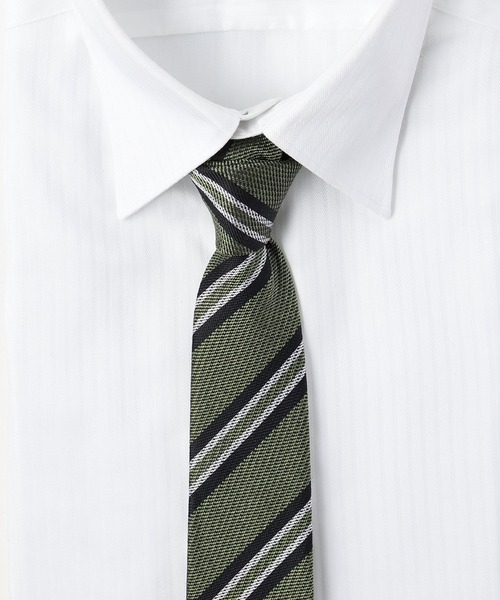 TETE HOMME(テットオム)の「メランジシルクタイ(ネクタイ・メンズ・グレー/チャコールグレー/ブラウン/ベージュ系その他/グリーン/グリーン系その他/ネイビー/ブルー系その他/ブルー系その他2/ブルー系その他3/ブルー系その他4/ブルー系その他5・FREE)」の6枚目の写真