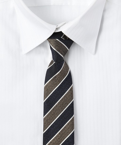 TETE HOMME(テットオム)の「メランジシルクタイ(ネクタイ・メンズ・グレー/チャコールグレー/ブラウン/ベージュ系その他/グリーン/グリーン系その他/ネイビー/ブルー系その他/ブルー系その他2/ブルー系その他3/ブルー系その他4/ブルー系その他5・FREE)」の8枚目の写真