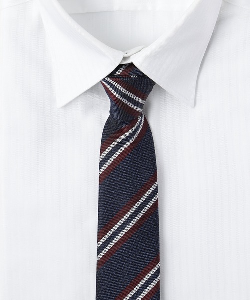 TETE HOMME(テットオム)の「メランジシルクタイ(ネクタイ・メンズ・グレー/チャコールグレー/ブラウン/ベージュ系その他/グリーン/グリーン系その他/ネイビー/ブルー系その他/ブルー系その他2/ブルー系その他3/ブルー系その他4/ブルー系その他5・FREE)」の12枚目の写真