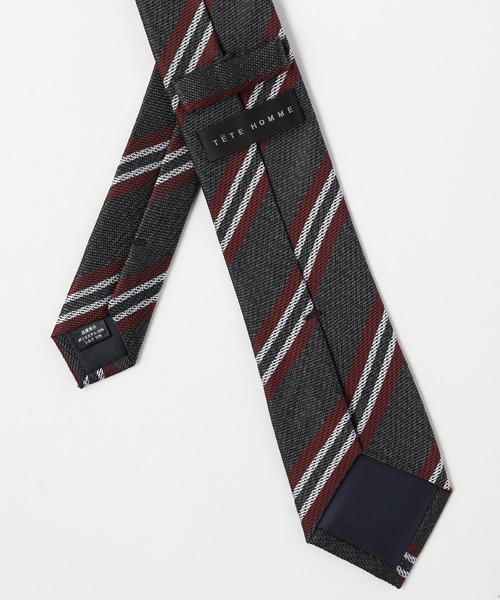 TETE HOMME(テットオム)の「メランジシルクタイ(ネクタイ・メンズ・グレー/チャコールグレー/ブラウン/ベージュ系その他/グリーン/グリーン系その他/ネイビー/ブルー系その他/ブルー系その他2/ブルー系その他3/ブルー系その他4/ブルー系その他5・FREE)」の14枚目の写真