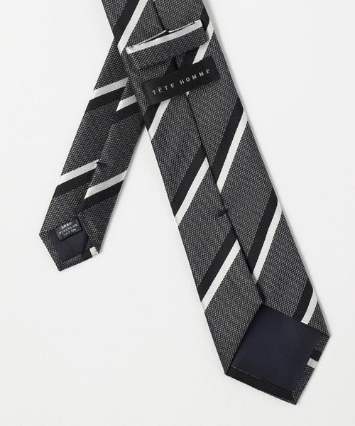 TETE HOMME(テットオム)の「メランジシルクタイ(ネクタイ・メンズ・グレー/チャコールグレー/ブラウン/ベージュ系その他/グリーン/グリーン系その他/ネイビー/ブルー系その他/ブルー系その他2/ブルー系その他3/ブルー系その他4/ブルー系その他5・FREE)」の15枚目の写真