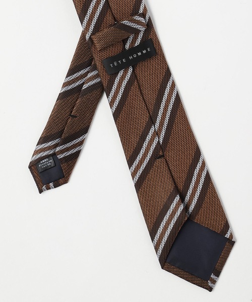 TETE HOMME(テットオム)の「メランジシルクタイ(ネクタイ・メンズ・グレー/チャコールグレー/ブラウン/ベージュ系その他/グリーン/グリーン系その他/ネイビー/ブルー系その他/ブルー系その他2/ブルー系その他3/ブルー系その他4/ブルー系その他5・FREE)」の16枚目の写真