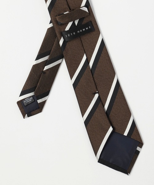 TETE HOMME(テットオム)の「メランジシルクタイ(ネクタイ・メンズ・グレー/チャコールグレー/ブラウン/ベージュ系その他/グリーン/グリーン系その他/ネイビー/ブルー系その他/ブルー系その他2/ブルー系その他3/ブルー系その他4/ブルー系その他5・FREE)」の17枚目の写真
