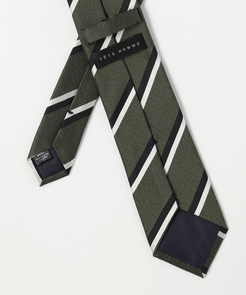 TETE HOMME(テットオム)の「メランジシルクタイ(ネクタイ・メンズ・グレー/チャコールグレー/ブラウン/ベージュ系その他/グリーン/グリーン系その他/ネイビー/ブルー系その他/ブルー系その他2/ブルー系その他3/ブルー系その他4/ブルー系その他5・FREE)」の18枚目の写真