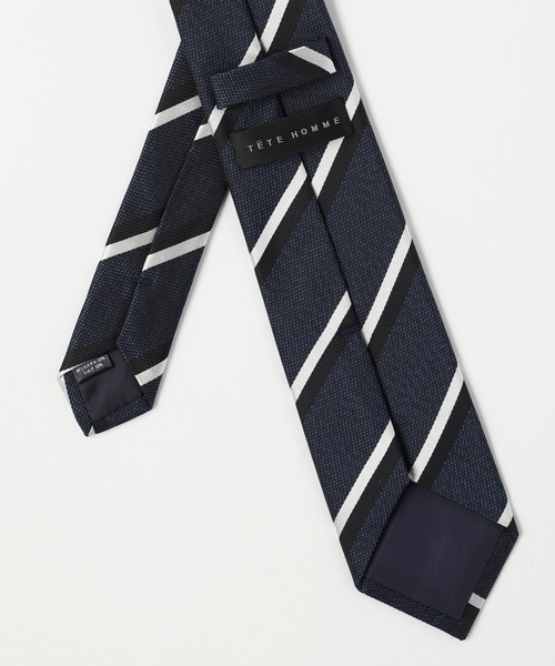 TETE HOMME(テットオム)の「メランジシルクタイ(ネクタイ・メンズ・グレー/チャコールグレー/ブラウン/ベージュ系その他/グリーン/グリーン系その他/ネイビー/ブルー系その他/ブルー系その他2/ブルー系その他3/ブルー系その他4/ブルー系その他5・FREE)」の20枚目の写真