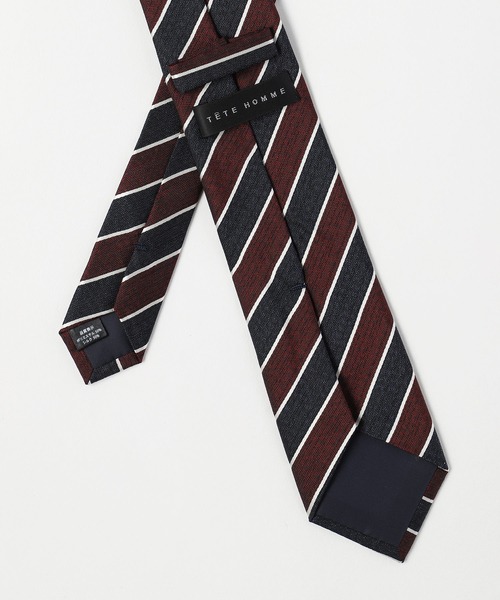 TETE HOMME(テットオム)の「メランジシルクタイ(ネクタイ・メンズ・グレー/チャコールグレー/ブラウン/ベージュ系その他/グリーン/グリーン系その他/ネイビー/ブルー系その他/ブルー系その他2/ブルー系その他3/ブルー系その他4/ブルー系その他5・FREE)」の22枚目の写真