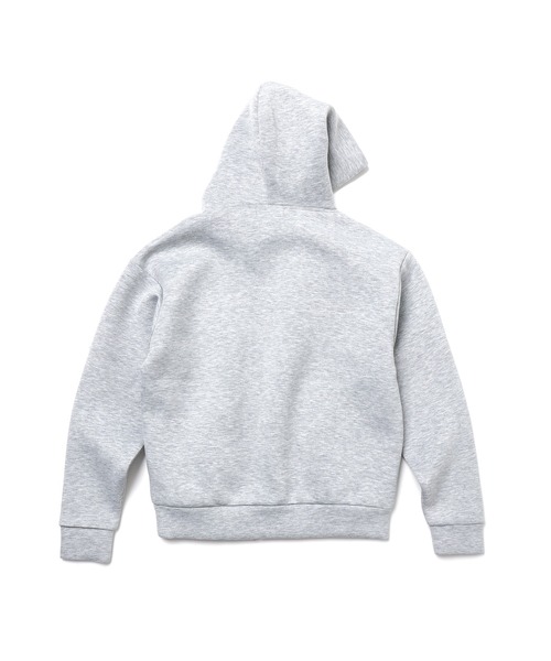 unlow（アンロー）の「【WEARISTA 心】スムースダンボールパーカー（パーカー・メンズ・ライトグレー/ライトブルー/ブラック・S/M）」の4枚目の写真