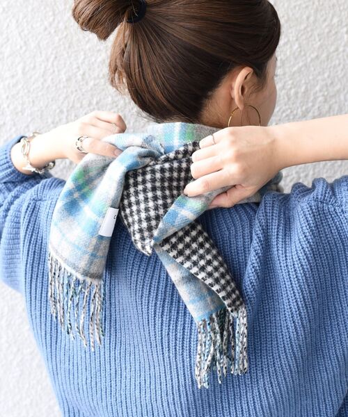 BY∴ カシミヤリバーシブルチェックストール ◆ カシミヤリバーシブルチェックマフラー – CASHMERE MUSEUM