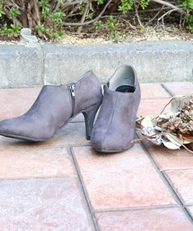 レディースのブーツ（グレー/灰色系・ブーティ）ファッション通販
