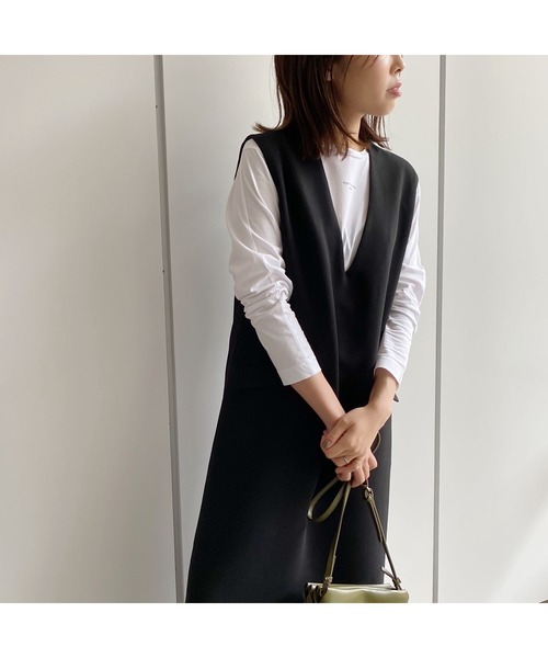 LOUNGEDRESS（ラウンジドレス）の「【WEB限定】深Vジャンパー