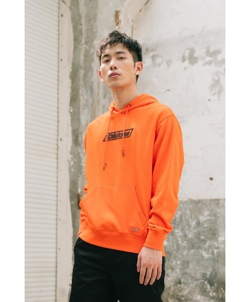 セール パーカー メンズ トップス プリント入り裏毛スウェットプルオーバーパーカー パーカー Dickies ディッキーズ のファッション