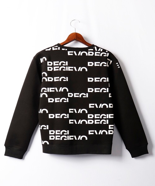 REGIEVO(レジエボ)の「REGIEVO ロゴ入りトレーナー セットアップ(スウェット・メンズ・ブラック/オフホワイト・S/M/L/XL)」の17枚目の写真