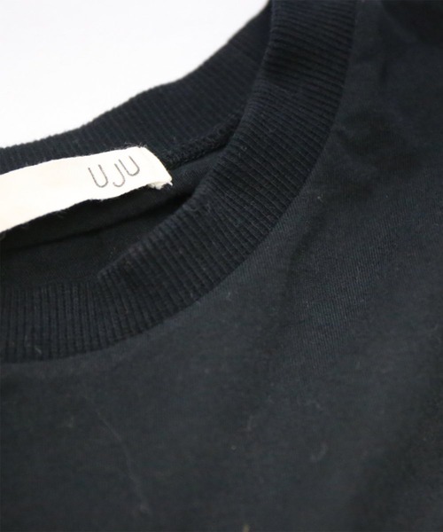 UJU(ウジュ)の「【UJU / ウジュ】切り替えドルマンTシャツ(Tシャツ/カットソー・レディース・ブラック/カーキ/グレー・FREE)」の16枚目の写真