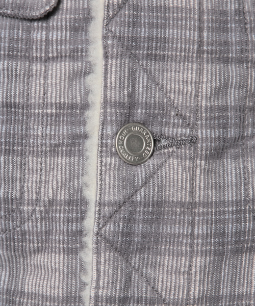 B:MING by BEAMS（ビーミングバイビームス）の「□ビーミング by ビームス / コーデュロイボアジャケット（ブルゾン・レディース・グレー/ネイビー・SMALL/MEDIUM）」の12枚目の写真