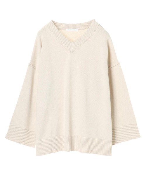 AMERICAN HOLIC（アメリカンホリック）の「VネックニットBIGプルオーバー ＊（ニット/セーター・レディース・チャコールグレー/アイボリー/ミント/モカ/LT.Gray・FREE）」の10枚目の写真