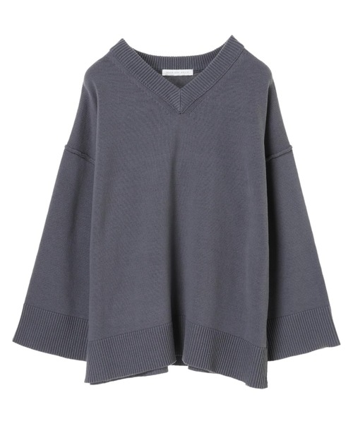 AMERICAN HOLIC（アメリカンホリック）の「VネックニットBIGプルオーバー ＊（ニット/セーター・レディース・チャコールグレー/アイボリー/ミント/モカ/LT.Gray・FREE）」の18枚目の写真