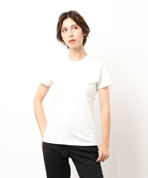 FRUIT OF THE LOOM（フルーツオブザルーム）の「レディースオーガニックTシャツ / シンプル / コットン / ベーシック（Tシャツ/カットソー・レディース・オフホワイト/ホワイト/ブラック・S/M）」の3枚目の写真
