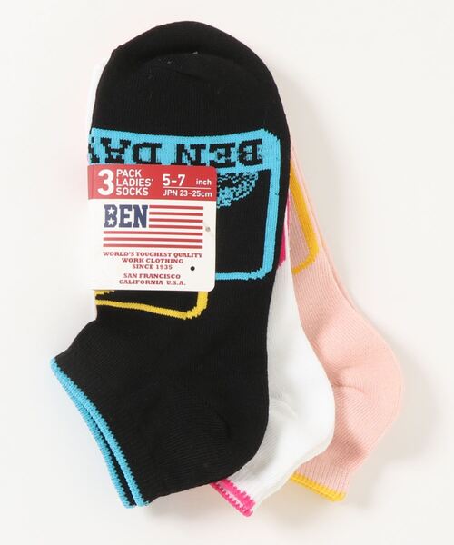 訳ありセール格安 Ben Davis ベンデイビス レディース スニーカーソックス3pセット 新しい到着 Www Akronautoauction Com