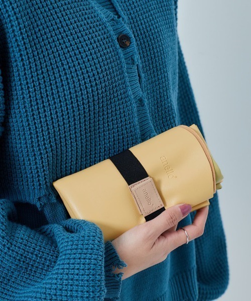 anello（アネロ）の「【ａｎｅｌｌｏ】バイカラーエコトートバッグ（エコバッグ/サブバッグ・レディース・イエロー/グリーン/ピンク・FREE）」の5枚目の写真